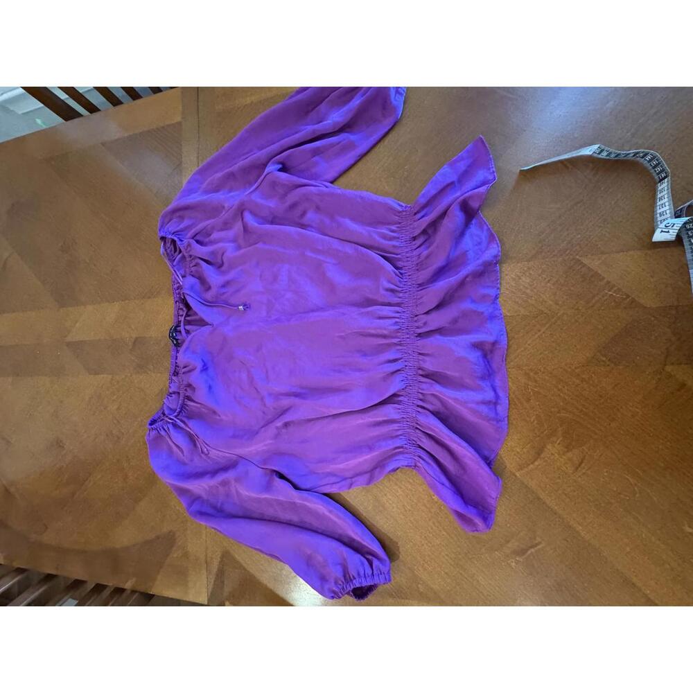 Violet & Clove Purple Peplum Blouse - Size 2X